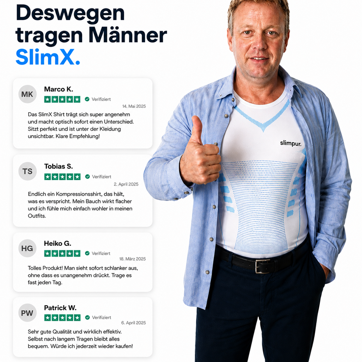 SlimX | Slimpur Kompressions-Shirt III